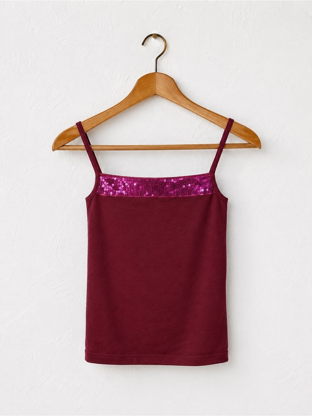 Y2K vintage disco sequin pink  cami S